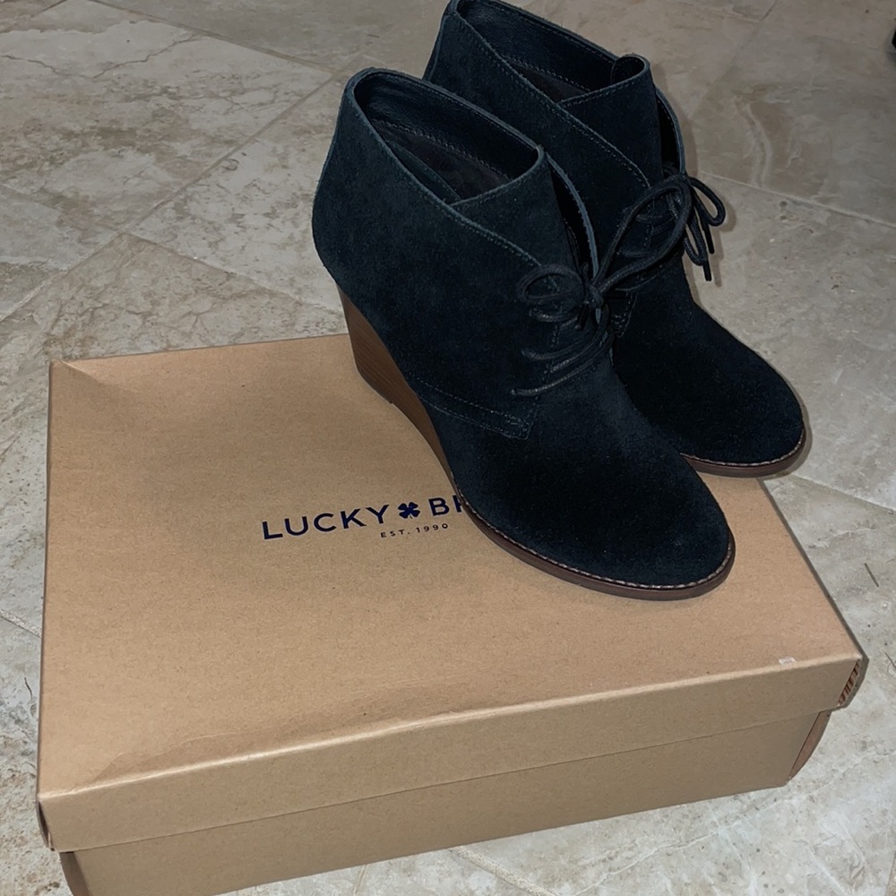 Lucky Brand Wedge Booties